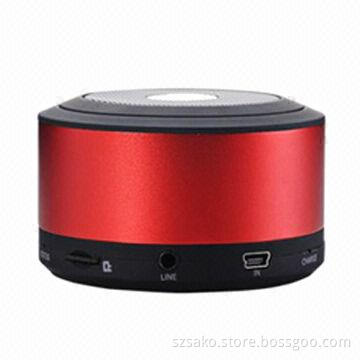 4-color Wireless Stereo TF Audio Player Metal Sense Design Handsfree Calling v3.0 Bluetooth Speaker
